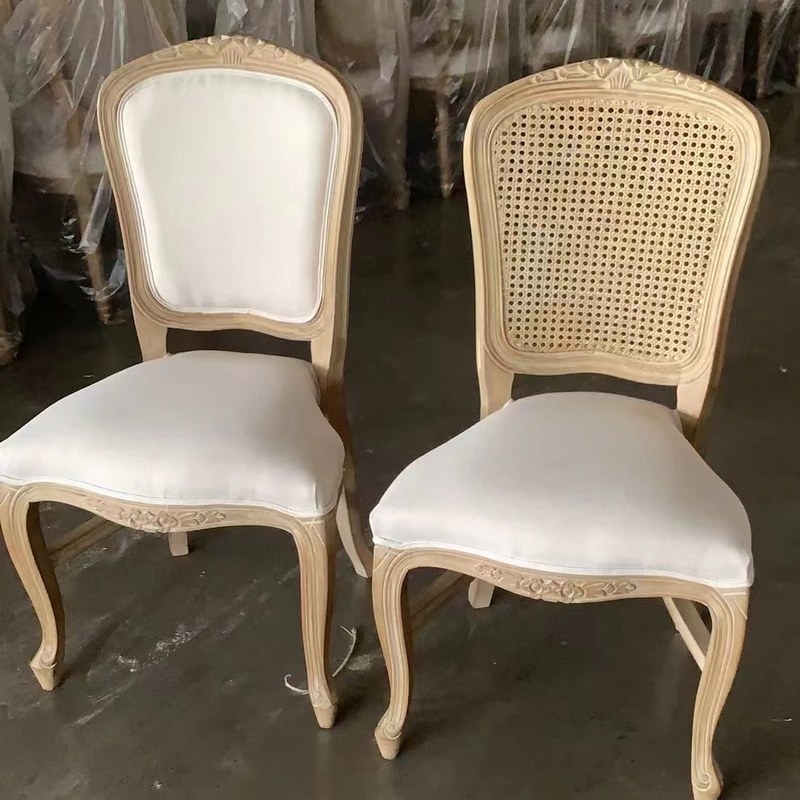 Modern Metal Dining Chair with Upholstered Seat