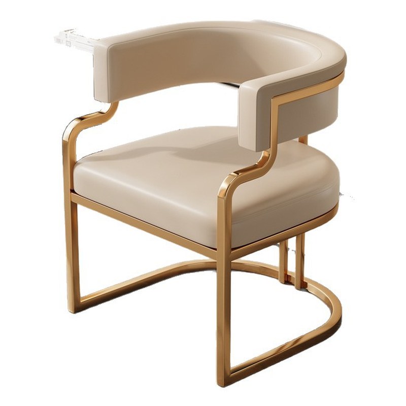 Modern Dining Chair with Fabric Seat