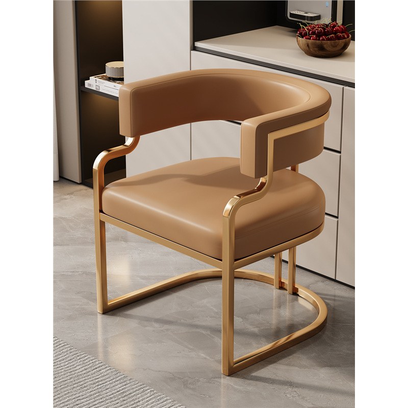 Modern Dining Chair with Fabric Seat