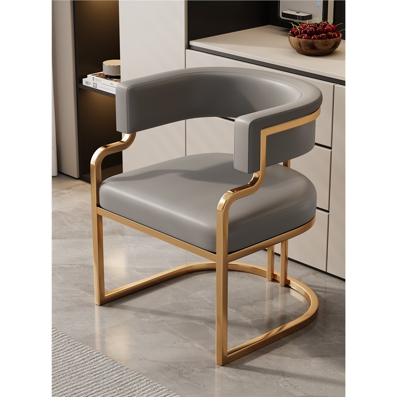 Modern Dining Chair with Fabric Seat