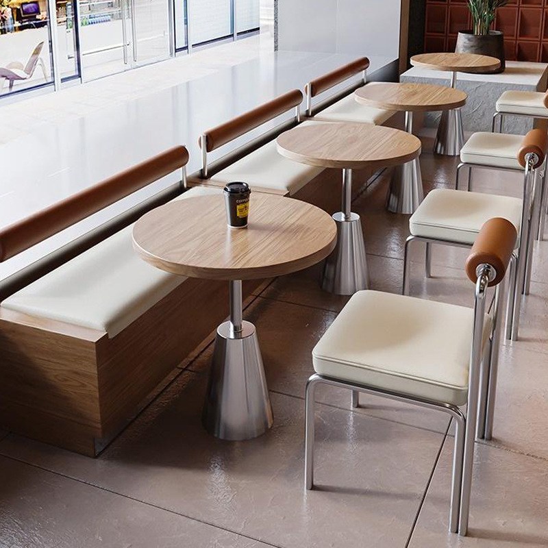 Modern Solid Wood Dining Chair, third view