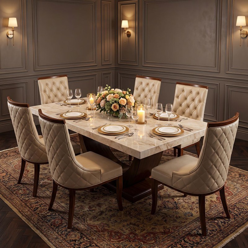Traditional Solid Wood Dining Chair, second view