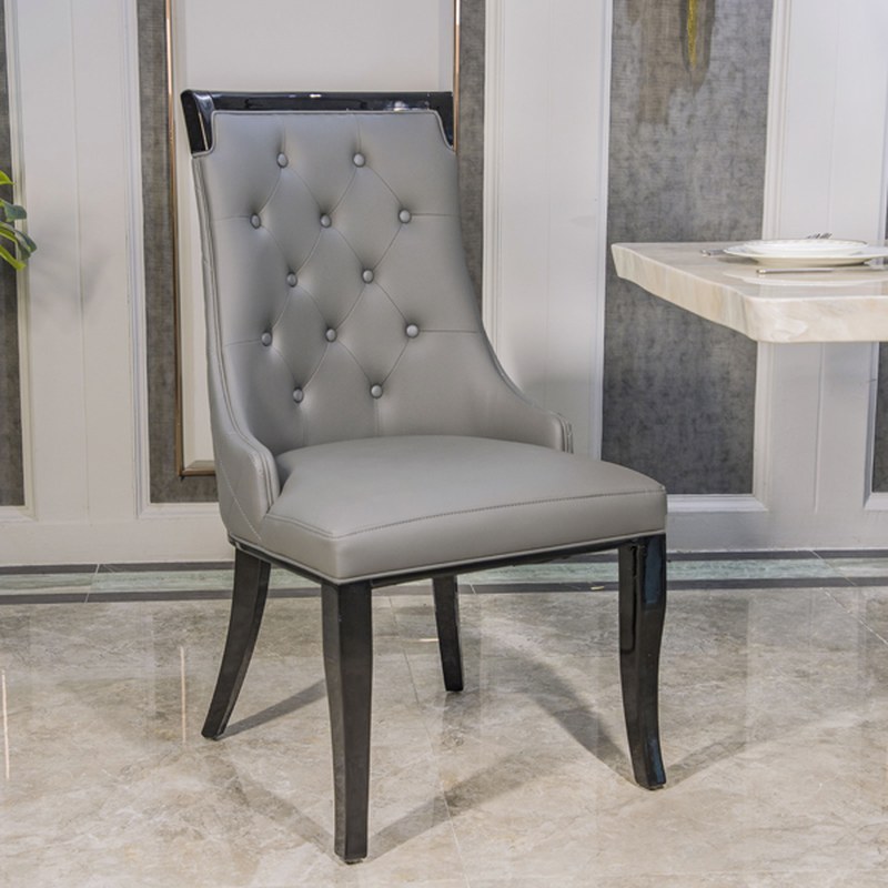 Traditional Solid Wood Dining Chair, third view
