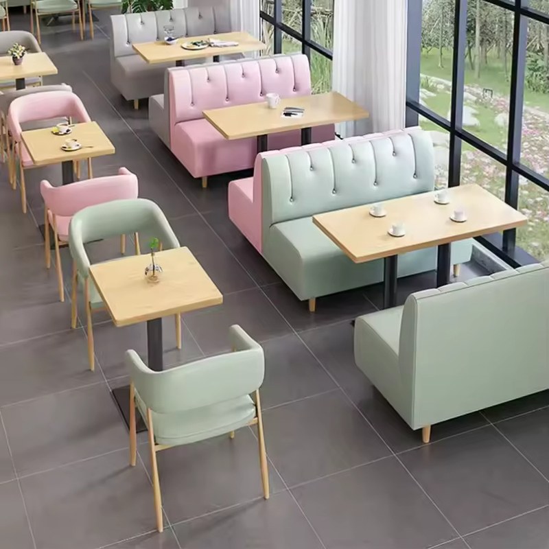 American Wood Restaurant Booth Set, second view
