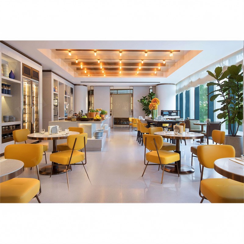 Contemporary Restaurant Booth Set with Leather Seating