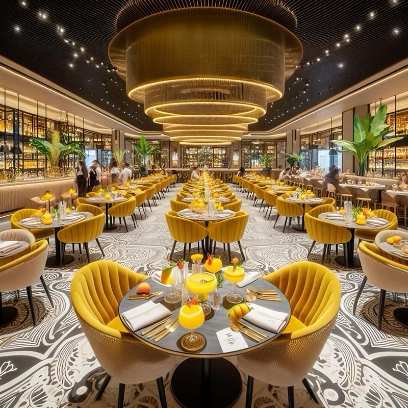Modern Solid Wood Restaurant Booth Set with Leather Seating in Black