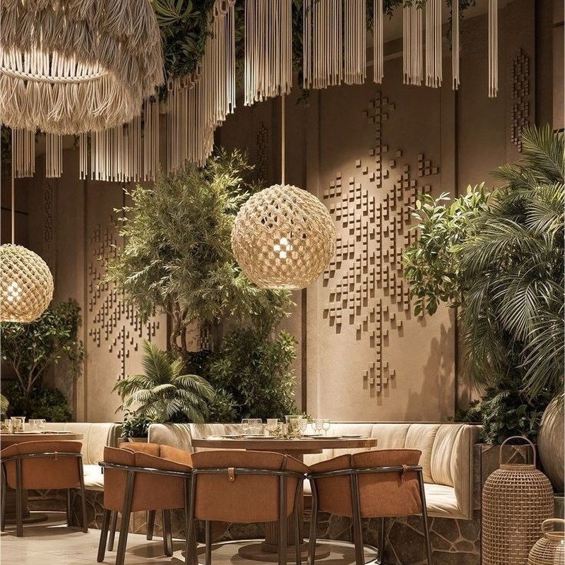 Modern Metal Restaurant Booth Set with Slatted Back, second view