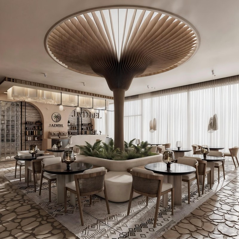 Contemporary Metal Restaurant Booth Set, third view