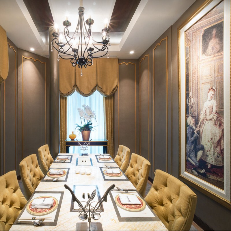Contemporary Restaurant Booth Set with Leather Seating and Button Tufting, second view