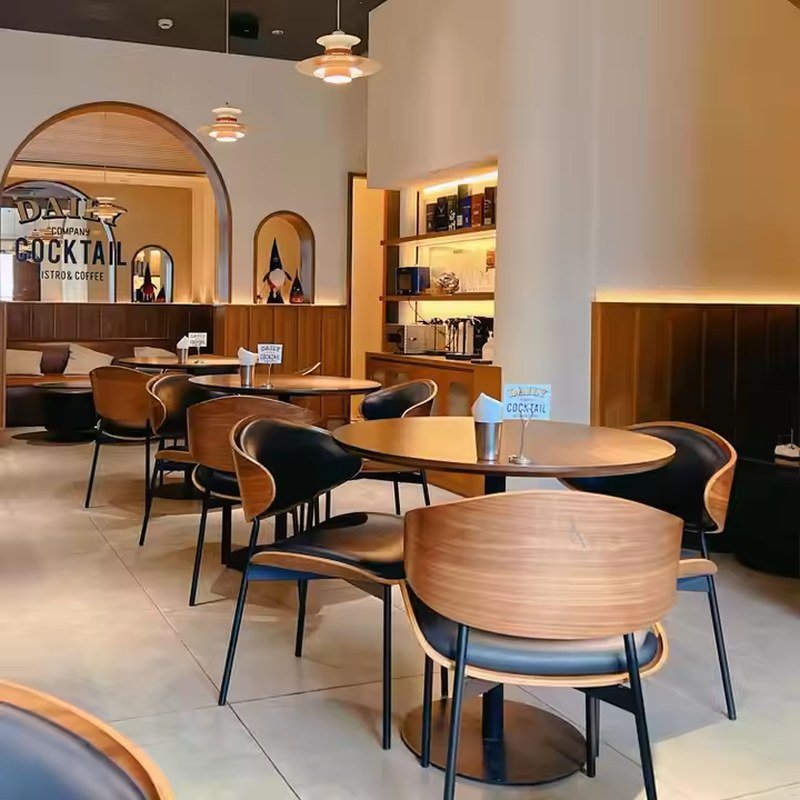 Round Table with Two Accent Chairs, second view